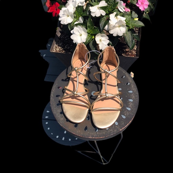 a new day Shoes - 🎉SALE🎉 Gold Gladiator Sandals NWOT size 8
